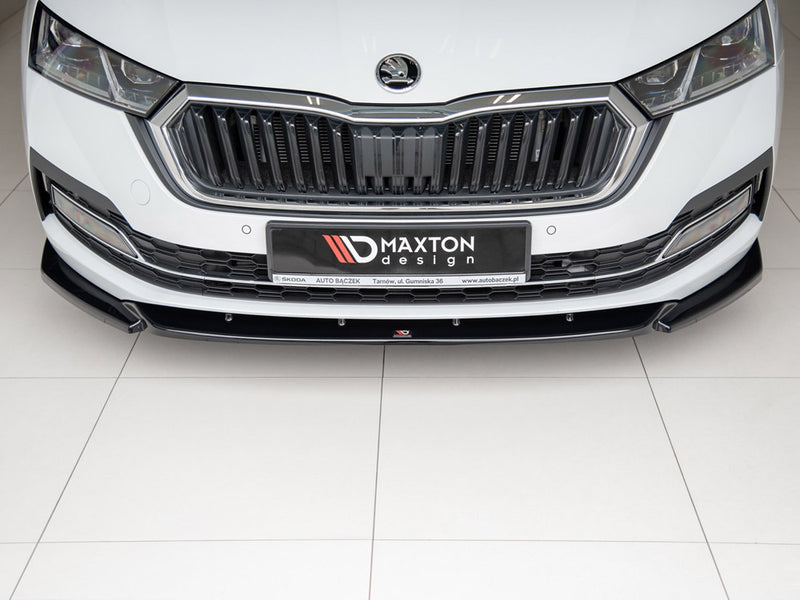 Maxton Design Front Splitter V.1 Skoda Octavia Mk4