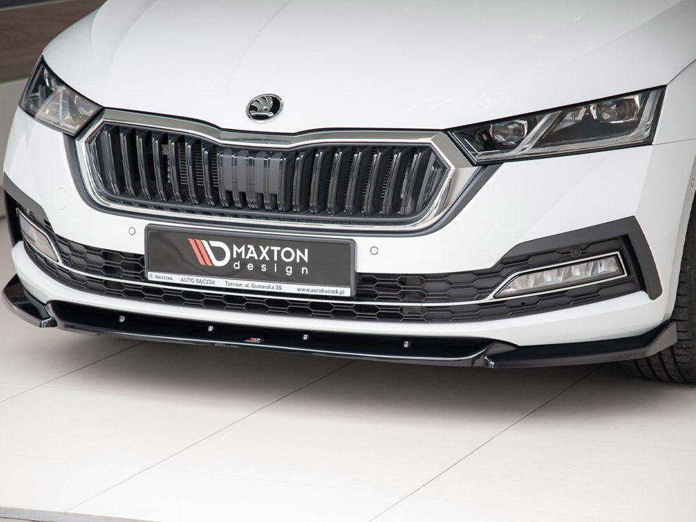 Maxton Design Front Splitter V.1 Skoda Octavia Mk4
