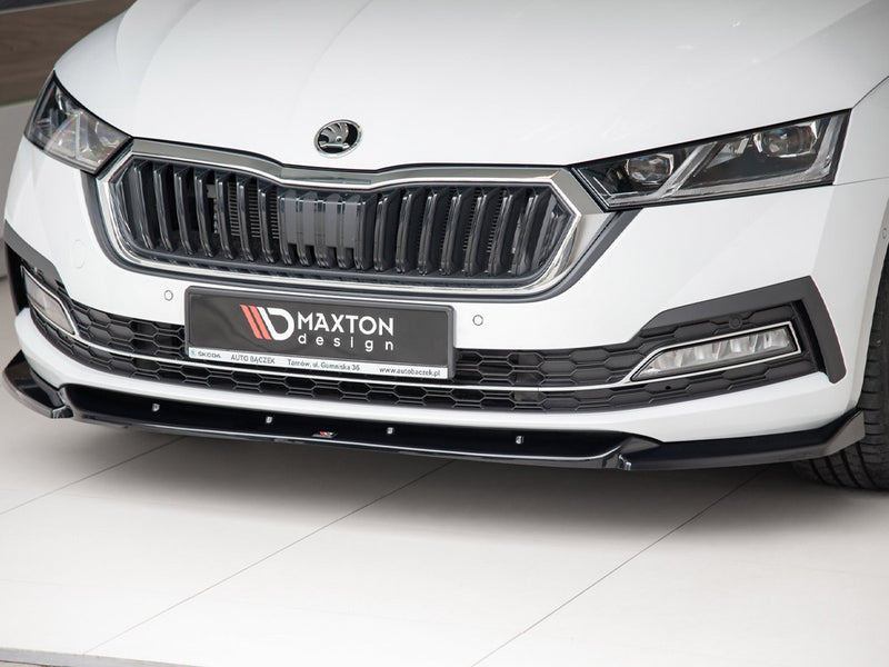 Maxton Design Front Splitter V.1 Skoda Octavia Mk4
