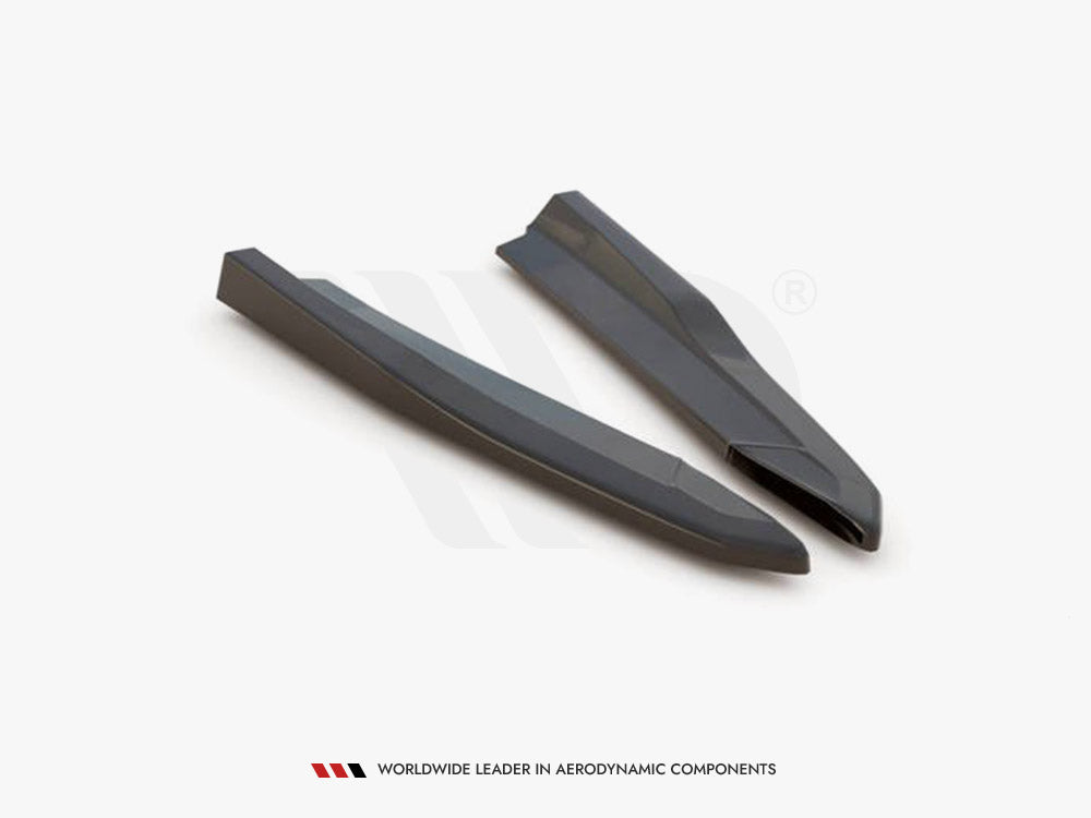 Maxton Design Rear Side Splitters V.2 Skoda Octavia RS Estate / Liftback Mk4 / Mk4 Facelift