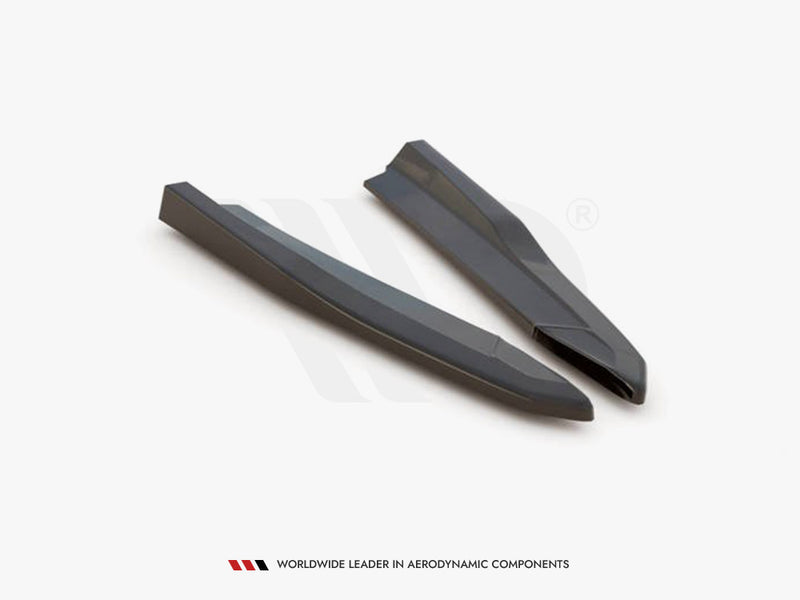 Maxton Design Rear Side Splitters V.2 Skoda Octavia RS Estate / Liftback Mk4 / Mk4 Facelift