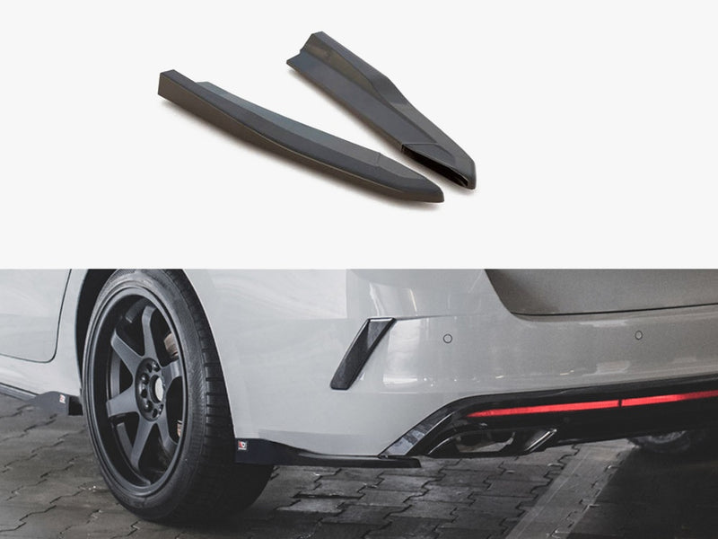 Maxton Design Rear Side Splitters V.2 Skoda Octavia RS Estate / Liftback Mk4 / Mk4 Facelift