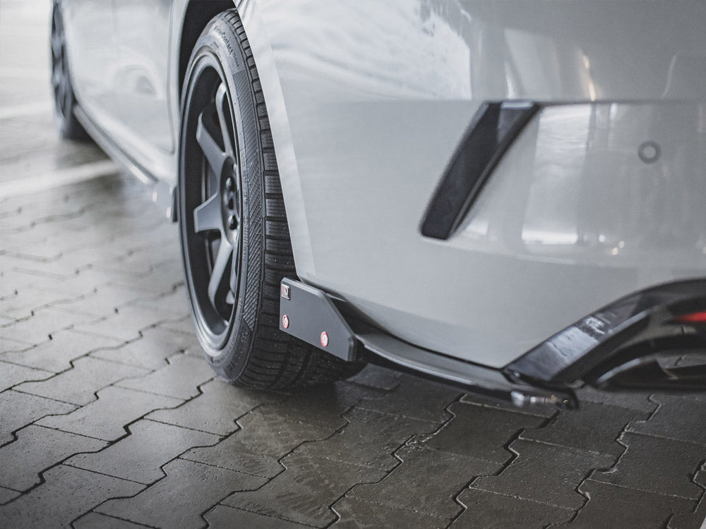 Maxton Design Rear Side Splitters V.2 + Flaps Skoda Octavia RS Estate / Liftback Mk4 / Mk4 Facelift