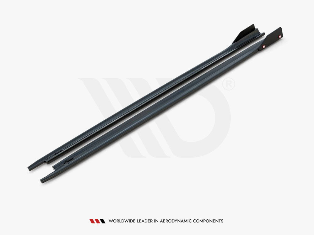 Maxton Design Side Skirt Diffusers V.2 + Flaps Skoda Octavia RS Liftback / Estate Mk4