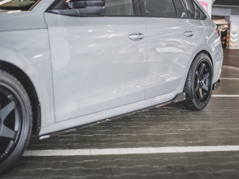 Maxton Design Side Skirt Diffusers V.2 + Flaps Skoda Octavia RS Liftback / Estate Mk4