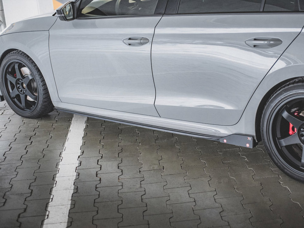 Maxton Design Side Skirt Diffusers V.2 + Flaps Skoda Octavia RS Liftback / Estate Mk4