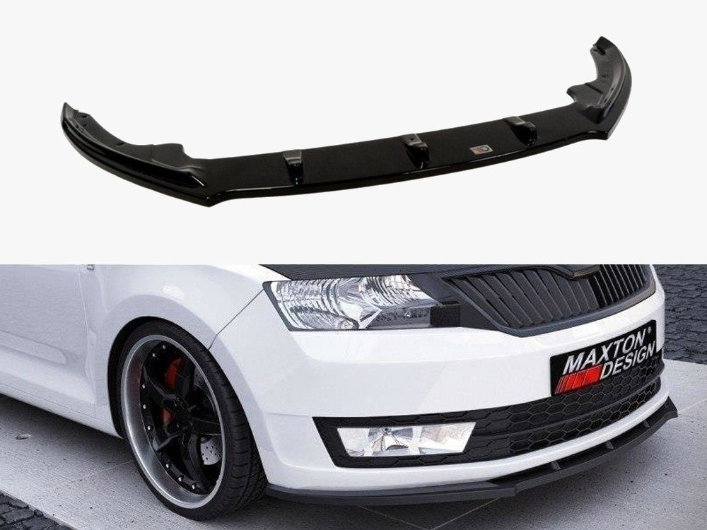 Maxton Design Front Splitter V.1 Skoda Rapid