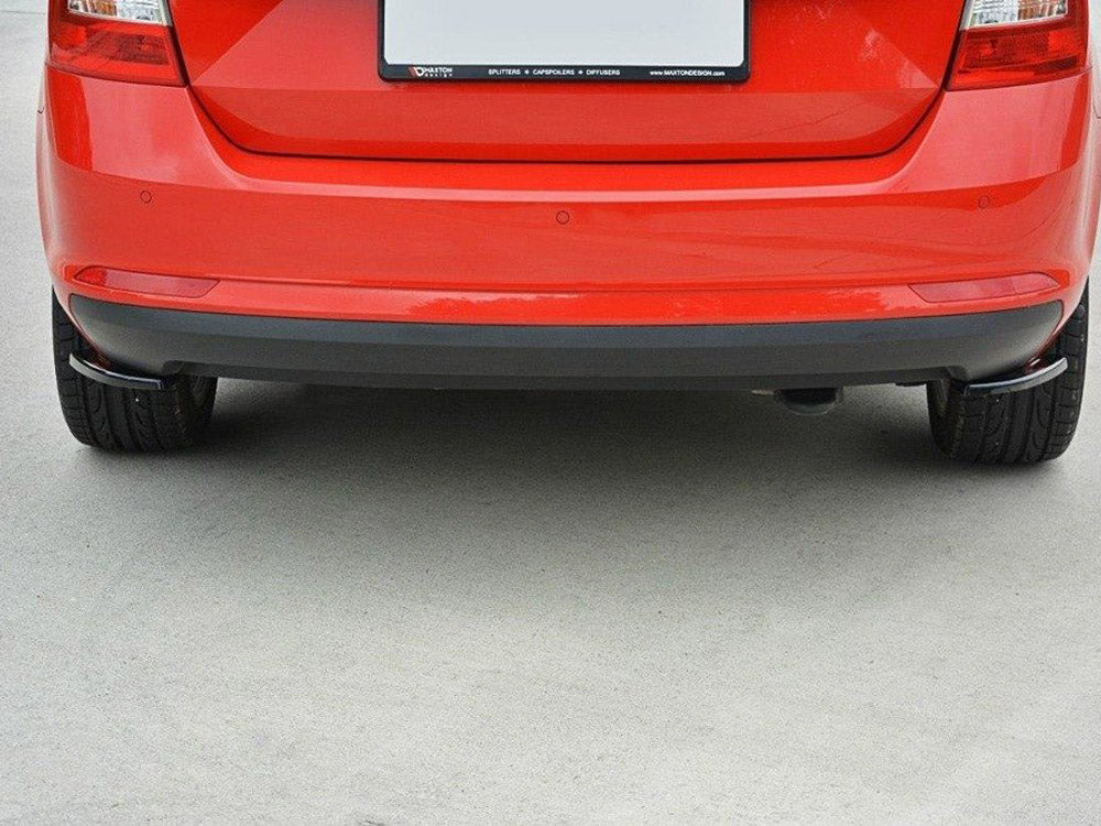 Maxton Design Rear Side Diffusers Skoda Rapid Spaceback - Textured