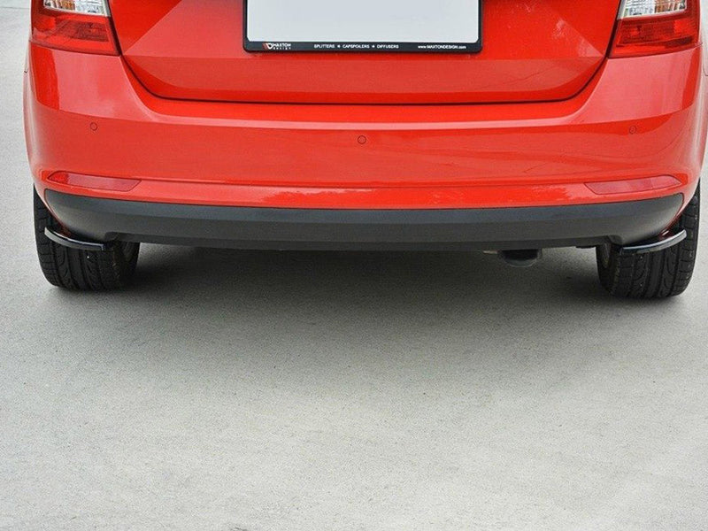 Maxton Design Rear Side Diffusers Skoda Rapid Spaceback - Carbon Look