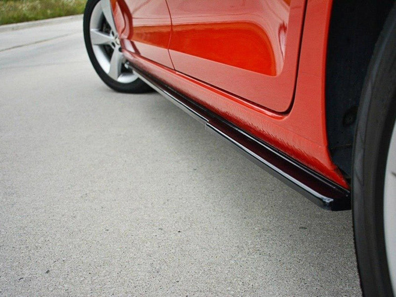 Maxton Design Side Skirts Diffusers Skoda Rapid  - Textured