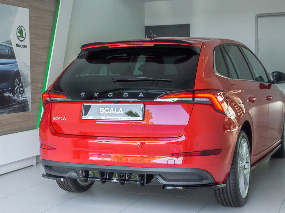Maxton Design Rear Side Splitters Skoda Scala (2019-UP) - Carbon Look