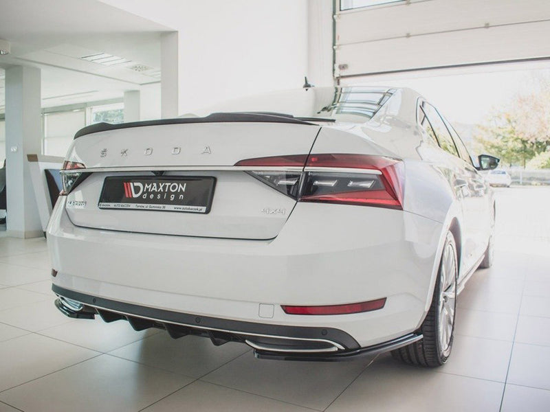 Maxton Design Spoiler CAP V.2 Skoda Superb MK3 / MK3 FL Hatchback