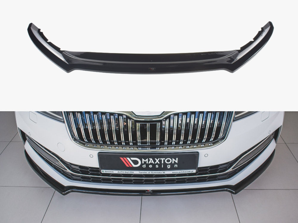 Maxton Design Front Splitter V.1 Skoda Superb MK3 FL (2019-)