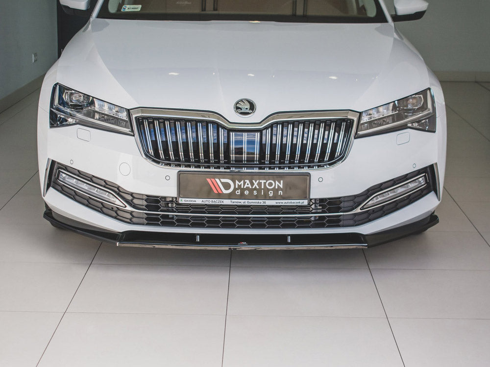 Maxton Design Front Splitter V.2 Skoda Superb MK3 FL (2019-)