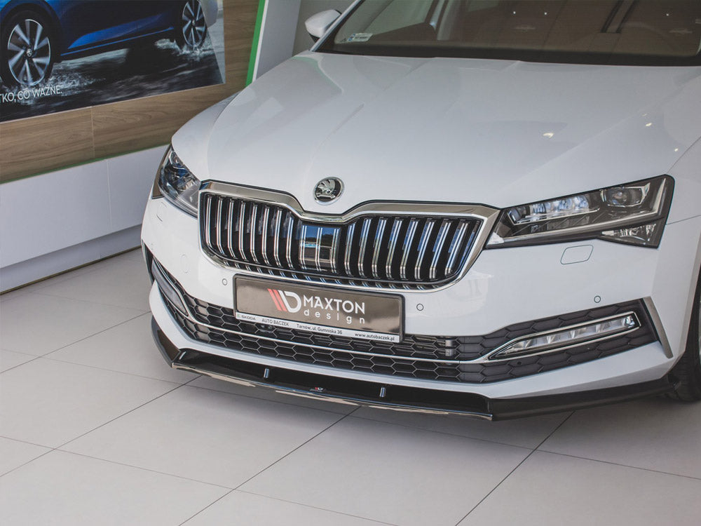 Maxton Design Front Splitter V.2 Skoda Superb MK3 FL (2019-)