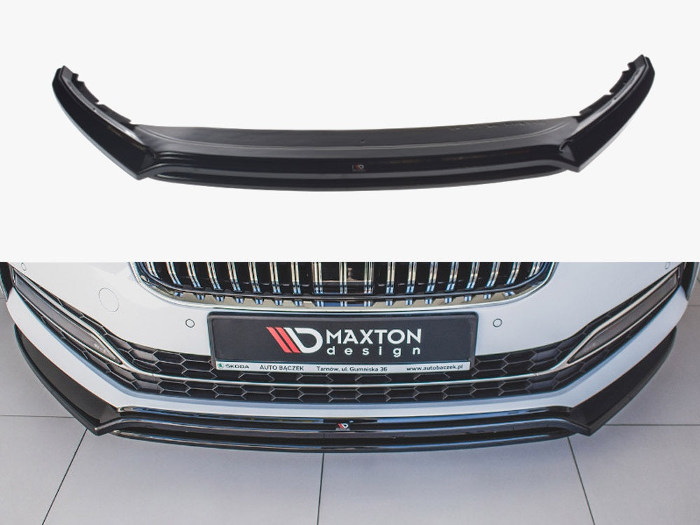 Maxton Design Front Splitter V.3 Skoda Superb Mk3 FL