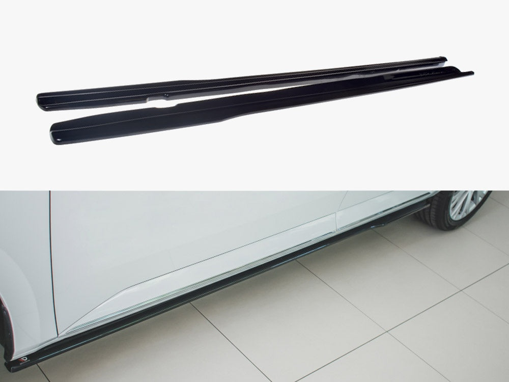 Maxton Design Side Skirts Diffusers Skoda Superb Mk3 FL (2019-) - Textured