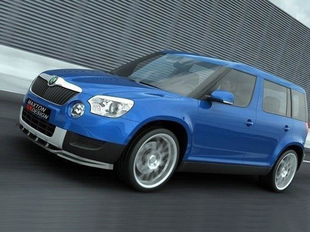Maxton Design Front Splitter Skoda Yeti (2009-2013)