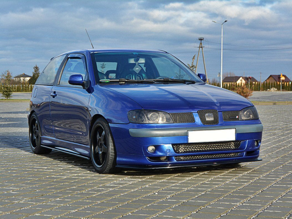 Maxton Design Front Splitter V.1 Seat Ibiza MK2 Cupra Facelift (1999-2002) - Carbon Look