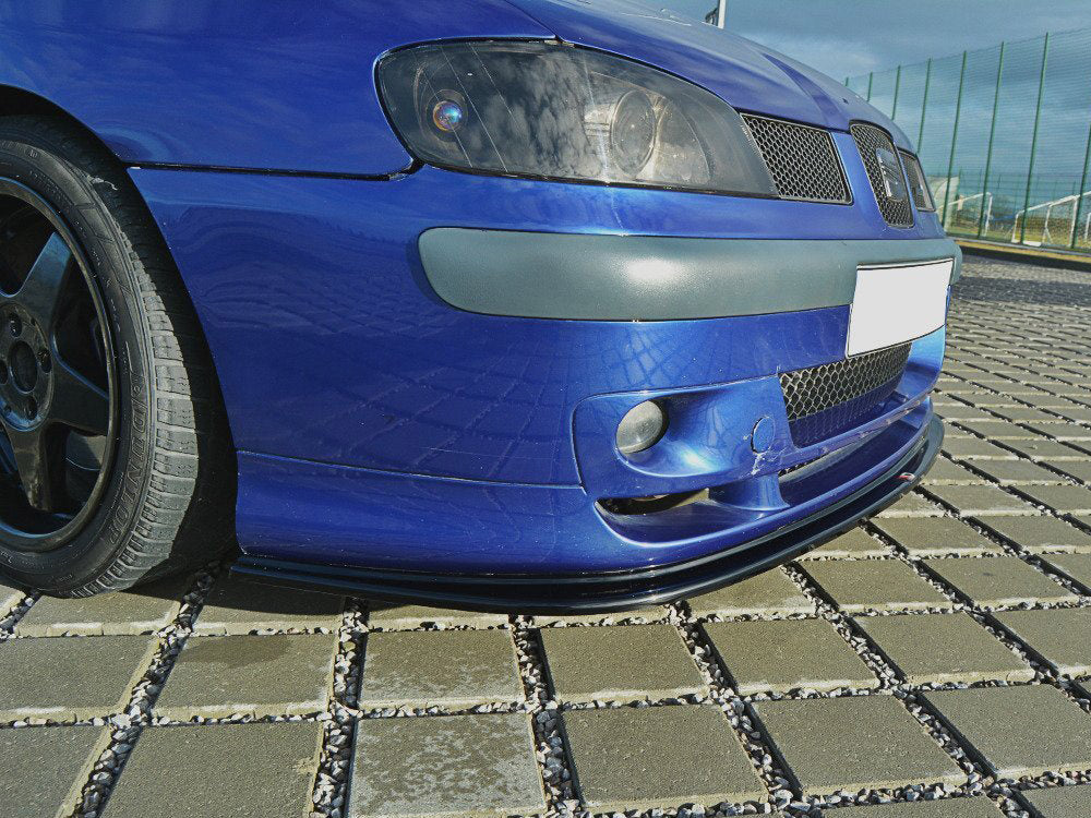 Maxton Design Front Splitter V.1 Seat Ibiza MK2 Cupra Facelift (1999-2002) - Carbon Look