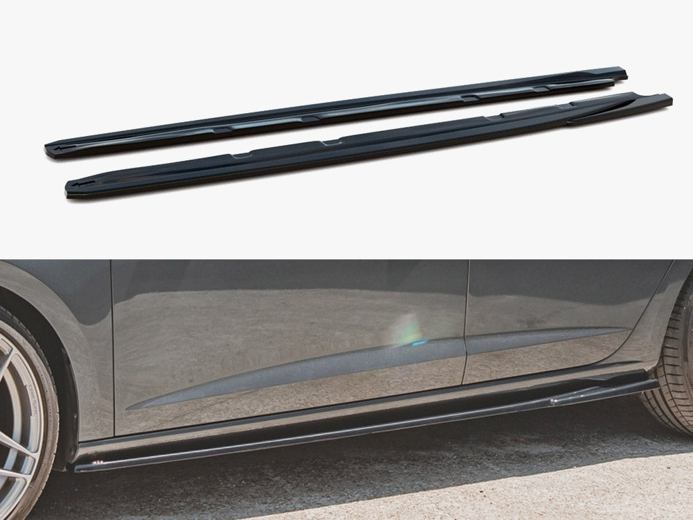 Maxton Design Side Skirts Diffusers V.5 Seat Leon Mk3 Cupra / FR Facelift