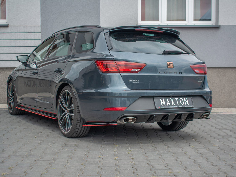 Maxton Design Rear Diffuser Seat Leon MK3 Cupra ST