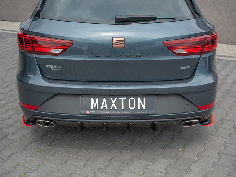 Maxton Design Rear Diffuser Seat Leon MK3 Cupra ST