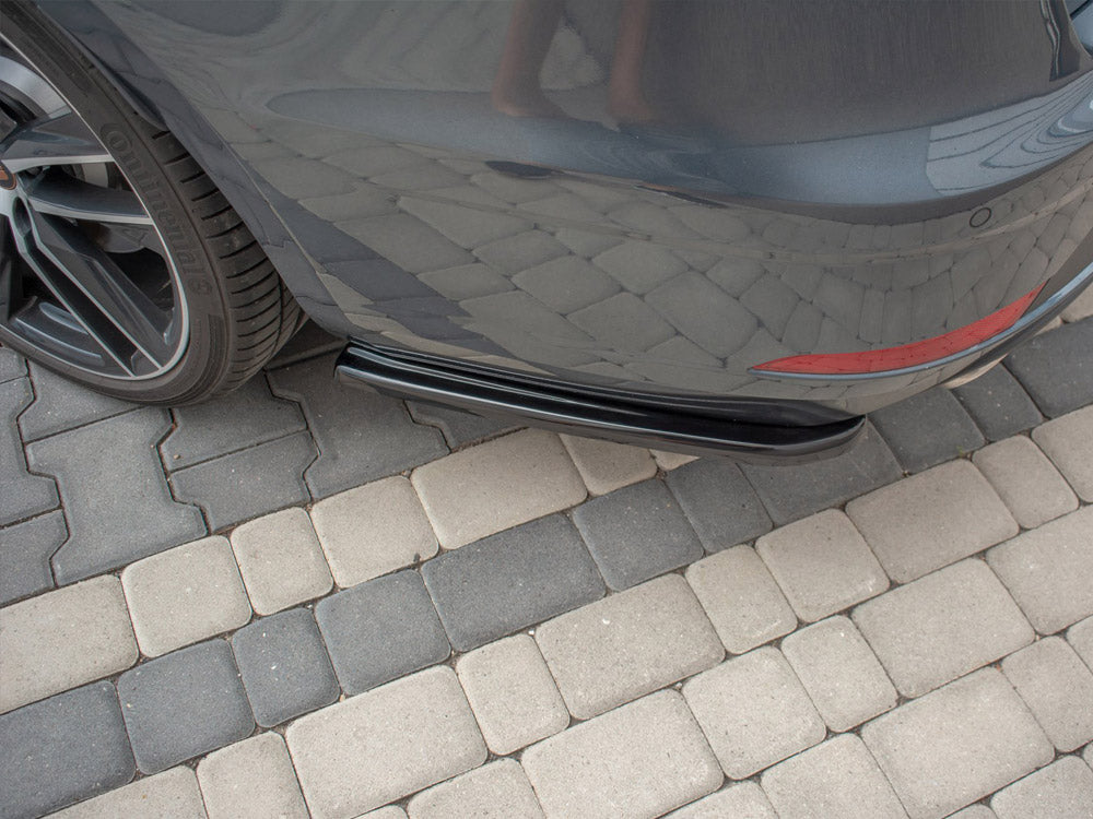 Maxton Design Rear Side Splitters V1 Seat Leon MK 3.5 Cupra ST (2017-) - Carbon Look