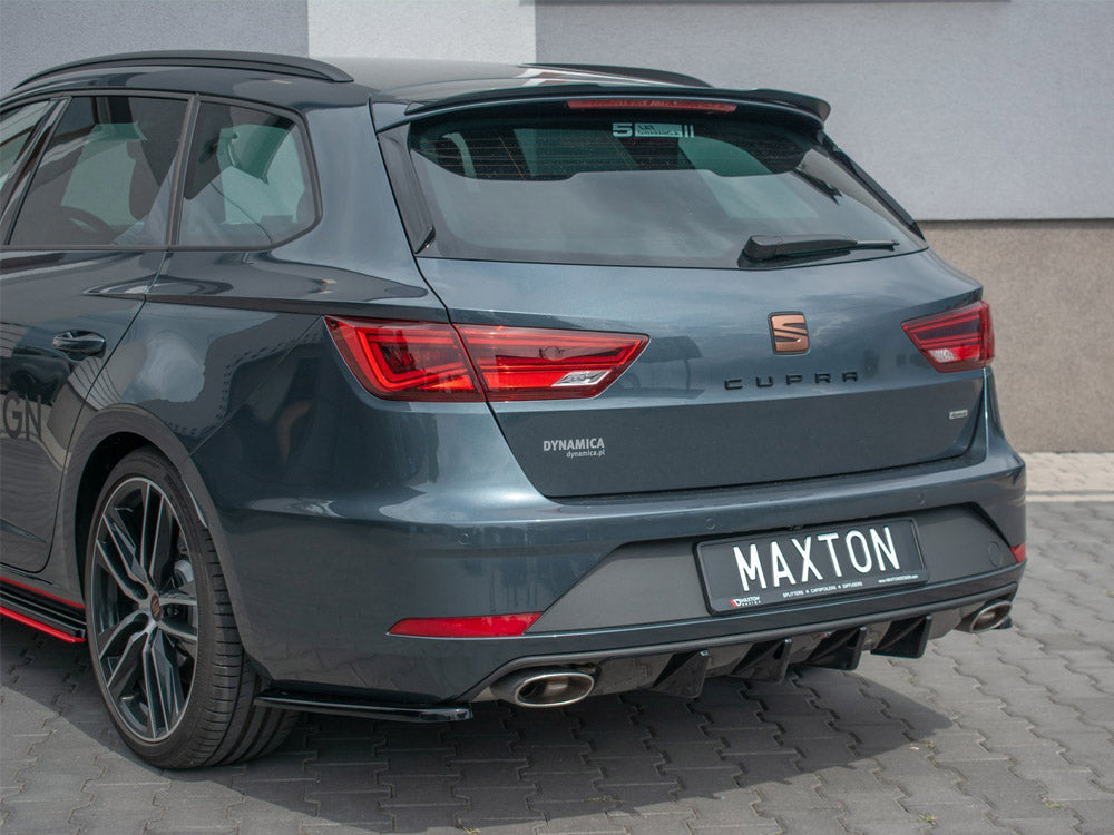 Maxton Design Rear Side Splitters V1 Seat Leon MK 3.5 Cupra ST (2017-)