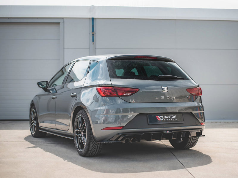 Maxton Design Rear Side Splitters Seat Leon Mk3 FR Facelift