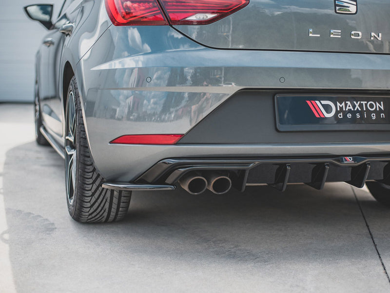 Maxton Design Rear Side Splitters Seat Leon Mk3 FR Facelift