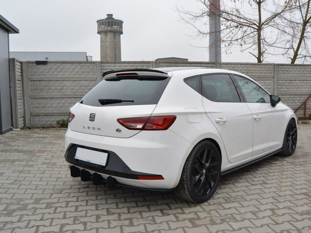 Maxton Design Rear Diffuser Seat Leon MK3 FR Hatchback (2012-2016)