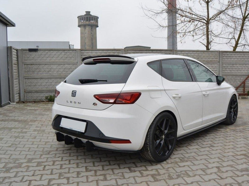 Maxton Design Rear Diffuser Seat Leon MK3 FR Hatchback (2012-2016)