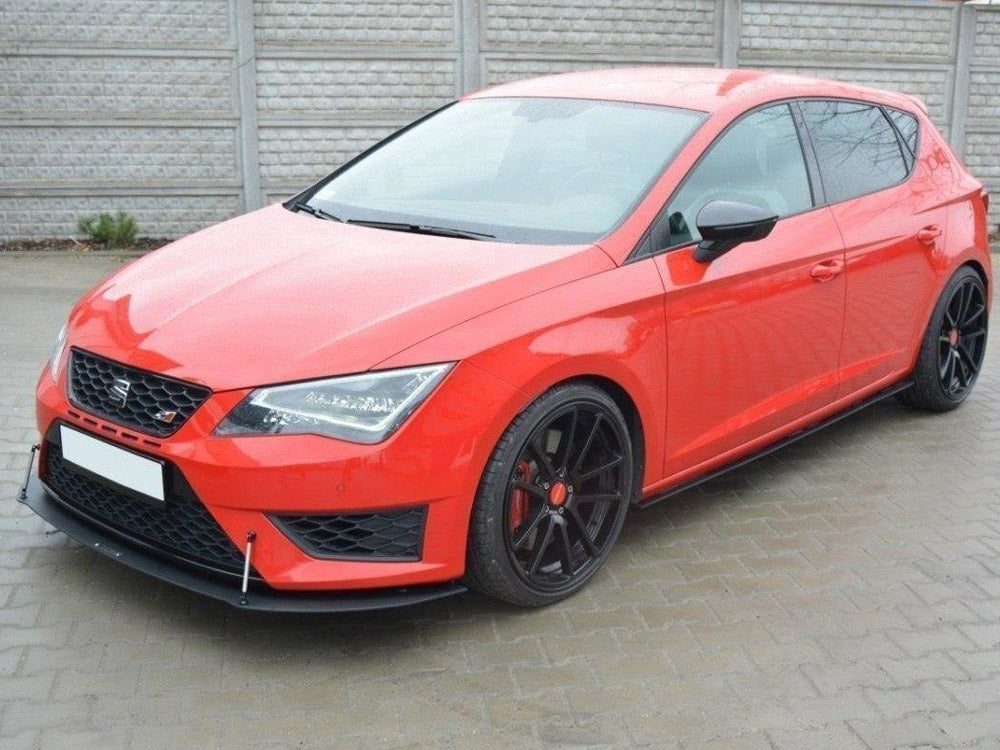 Maxton Design Racing Side Skirts Diffusers Seat Leon III Cupra / FR