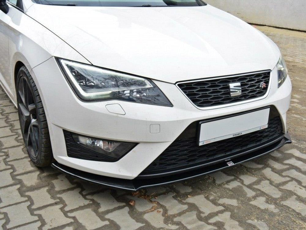 Maxton Design Front Splitter Seat Leon III Cupra / FR CARBON LOOK