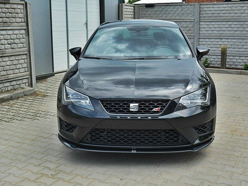 Maxton Design Front Splitter Seat Leon III Cupra / FR CARBON LOOK