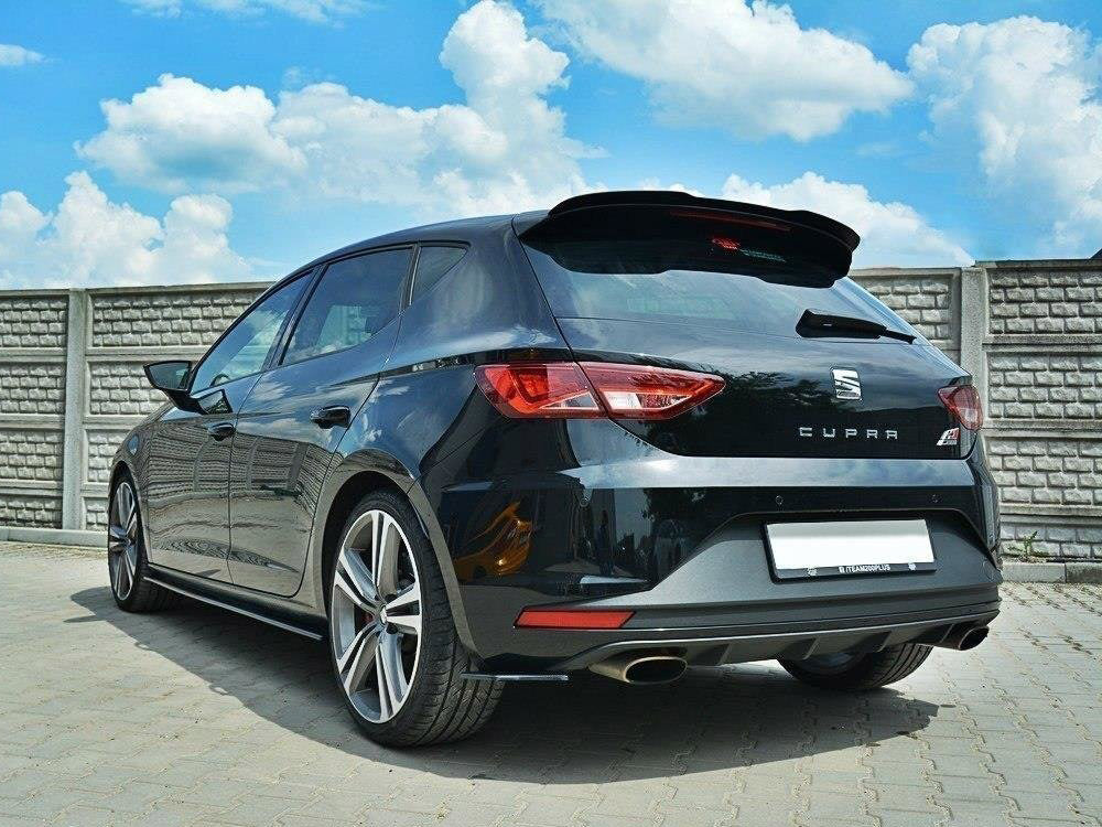 Maxton Design Rear Side Splitters Seat Leon III Cupra / FR - Textured