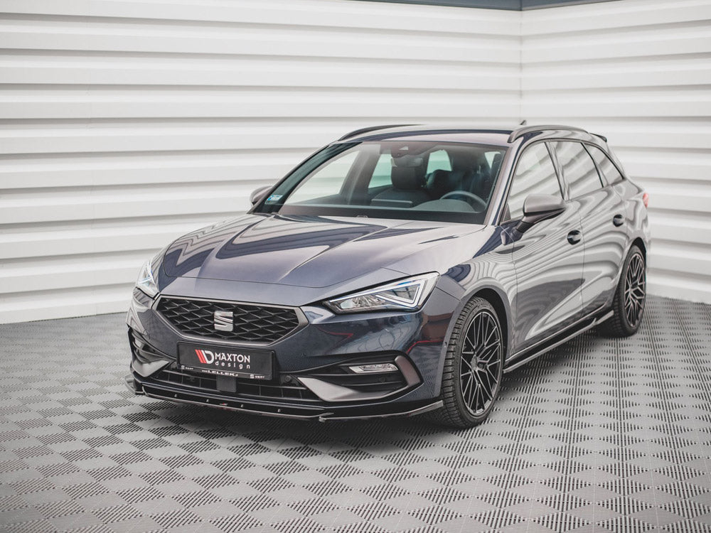 Maxton Design Front Splitter V.2 Seat Leon FR Mk4