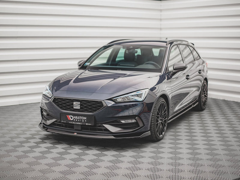 Maxton Design Front Splitter V.3 Seat Leon FR Mk4