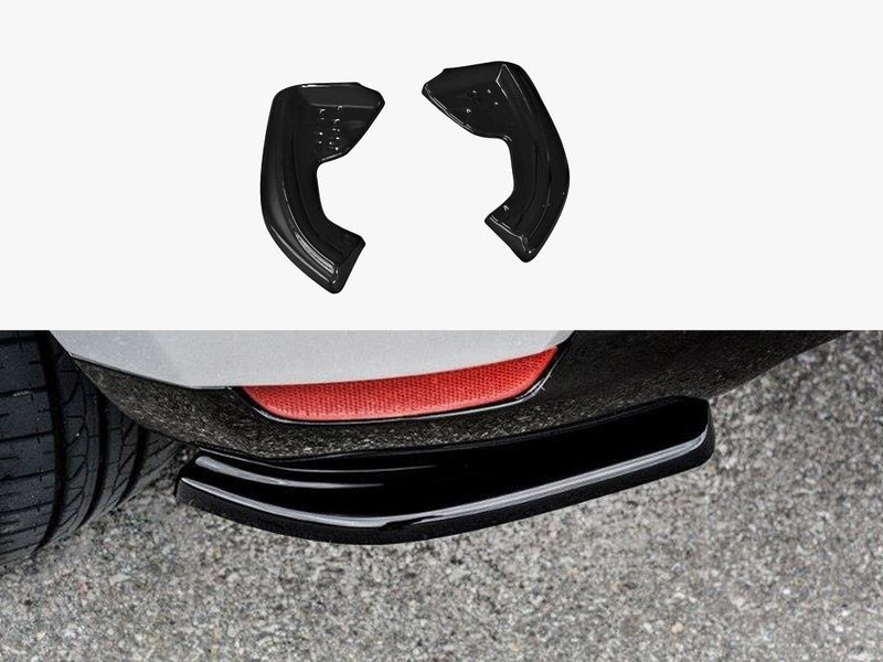 Maxton Design Rear Side Splitters Renault CLIO MK4 Standard (2012-2016)