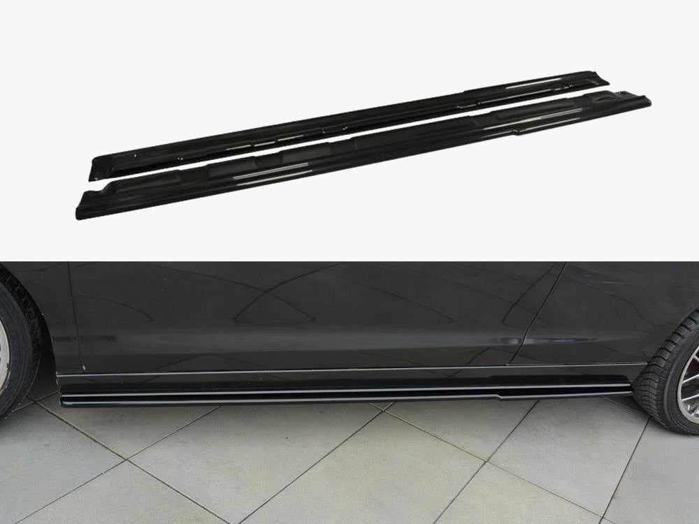 Maxton Design Side Skirts Splitters Renault Laguna MK 3 Coupe (2008-2015) - Carbon Look