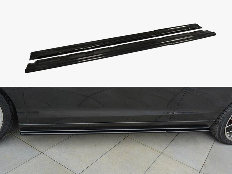 Maxton Design Side Skirts Splitters Renault Laguna MK 3 Coupe (2008-2015) - Carbon Look