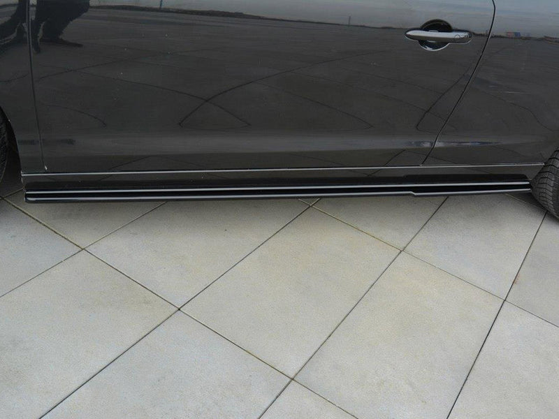 Maxton Design Side Skirts Splitters Renault Laguna MK 3 Coupe (2008-2015) - Carbon Look