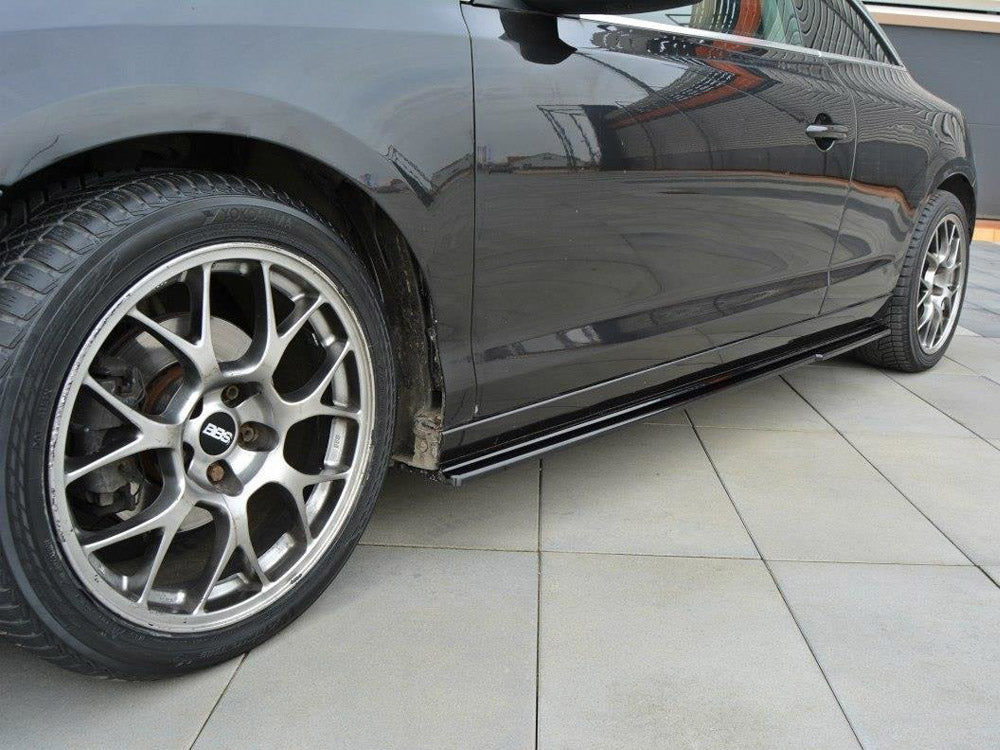 Maxton Design Side Skirts Splitters Renault Laguna MK 3 Coupe (2008-2015) - Carbon Look