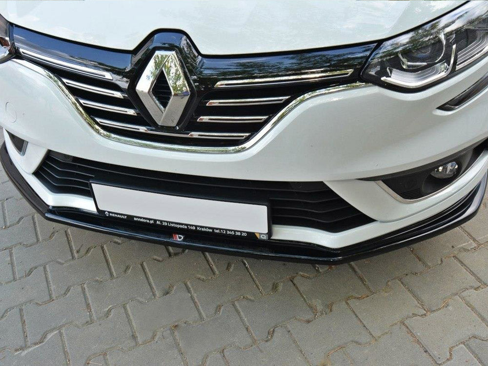 Maxton Design Front Splitter Renault Megane MK4 Hatchback (2016-UP) - Carbon Look