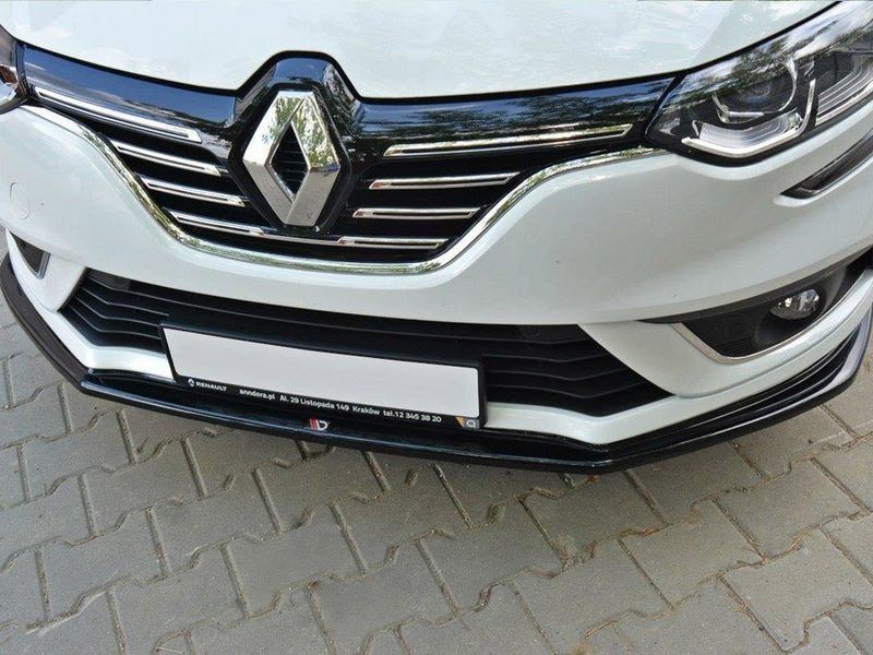Maxton Design Front Splitter Renault Megane MK4 Hatchback (2016-UP) - Textured
