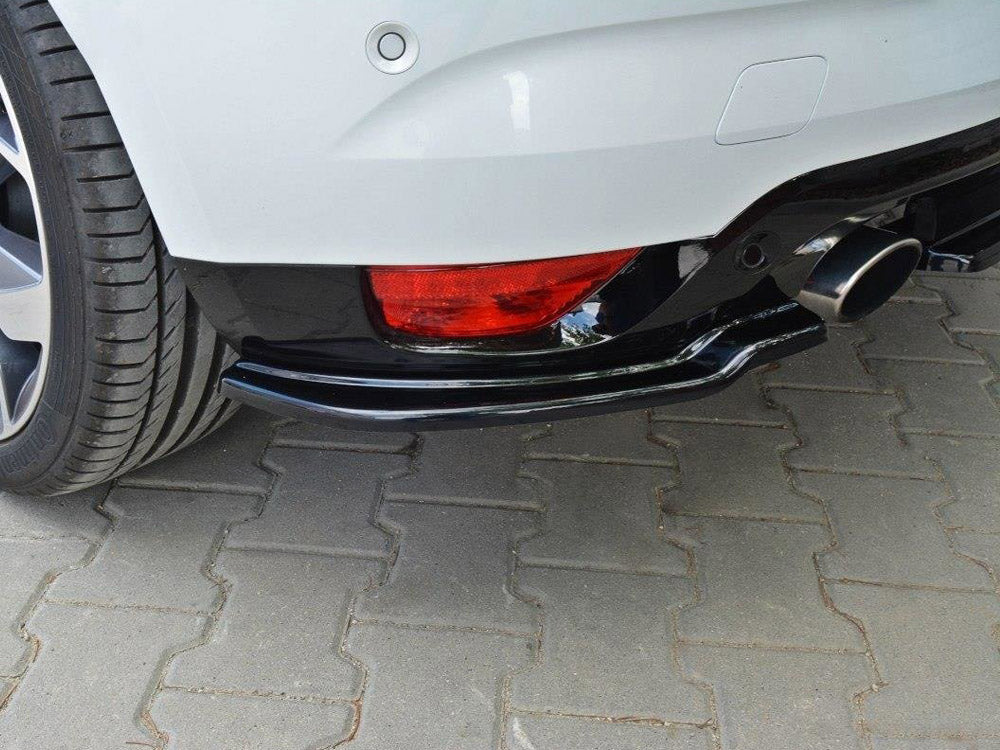 Maxton Design Rear Side Splitters Renault Megane Mk4 Hatchback - Textured