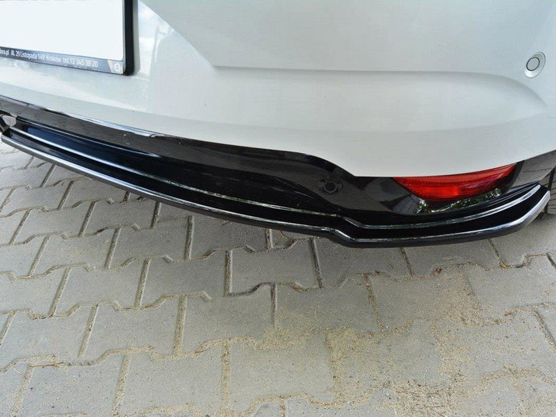 Maxton Design Rear Side Splitters Renault Megane Mk4 Hatchback - Carbon Look