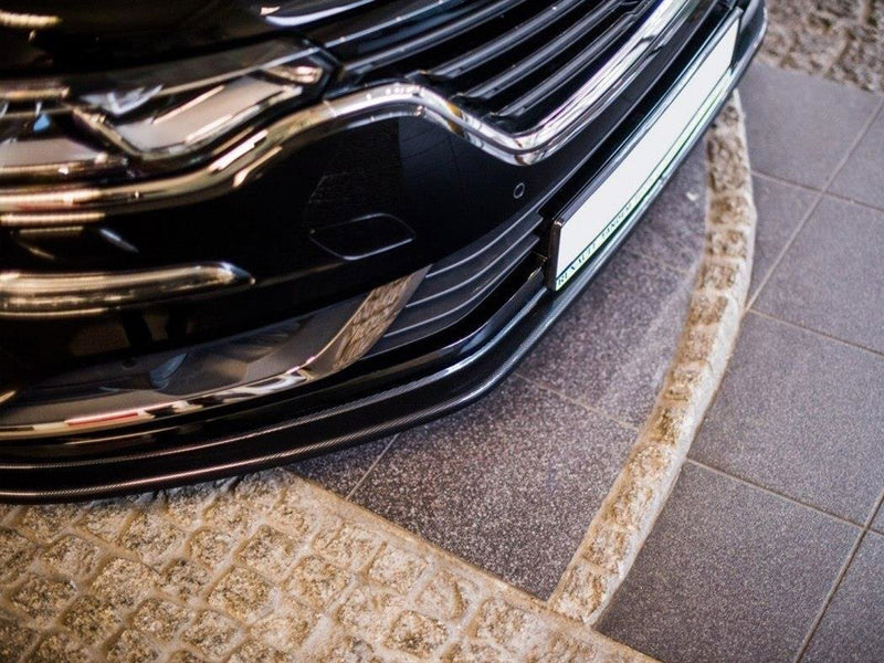 Maxton Design Front Splitter Renault Talisman - Carbon Look