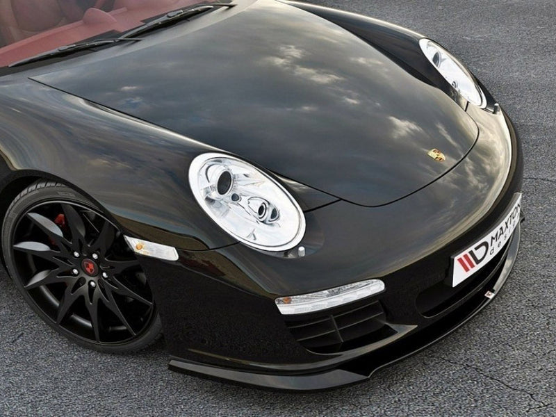 Maxton Design Front Splitter Porsche 911 Carrera 997.2 Facelift (2009-2011)  - Carbon Look